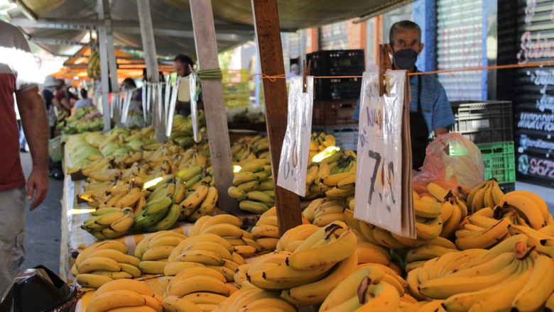 Fruta tropical mais consumida no Brasil, a banana pode ser produzida o ano todo (Foto: Maria Laura López)
