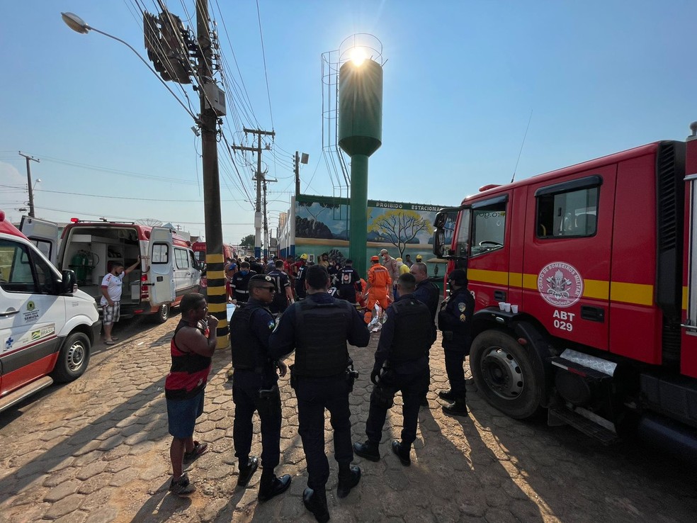 homem é resgatado após passar mal e morrer dentro de caixa d'água em Porto Velho — Foto: Júlio Malta/ Lente Nevosa/ arquivo pessoal