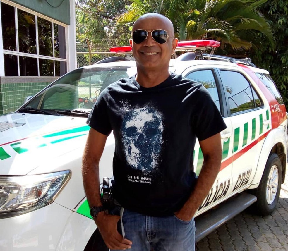 O policial civil Sergio Murilo dos Santos invade Secretaria de Educação do Distrito Federal e mata servidora da pasta  — Foto: Facebook/Reprodução 