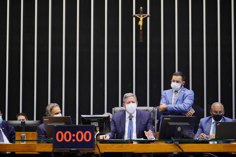 16/06/2021 - Plenário - Sessão Deliberativa - Discussão e votação de propostas. Presidente da Câmara, dep. Arthur Lira PP - AL - Foto Pablo Valadares / Câmara dos Deputados