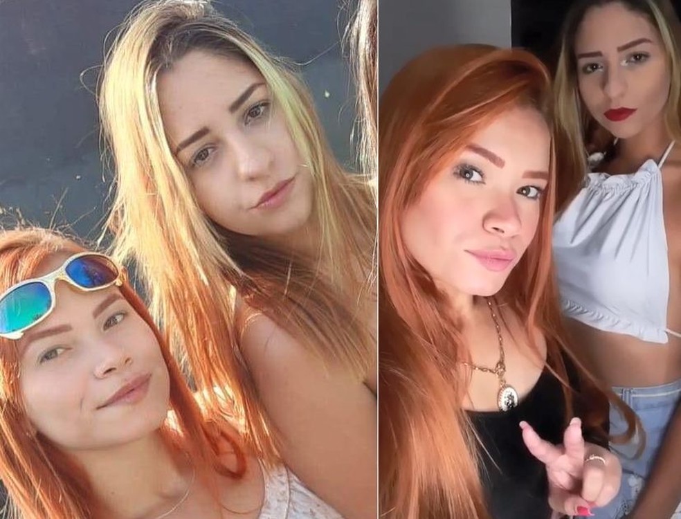 Ketlin (lado esquerdo da foto) ficou ferida no acidente que matou a amiga Letícia em Jaú.   — Foto: Arquivo pessoal 