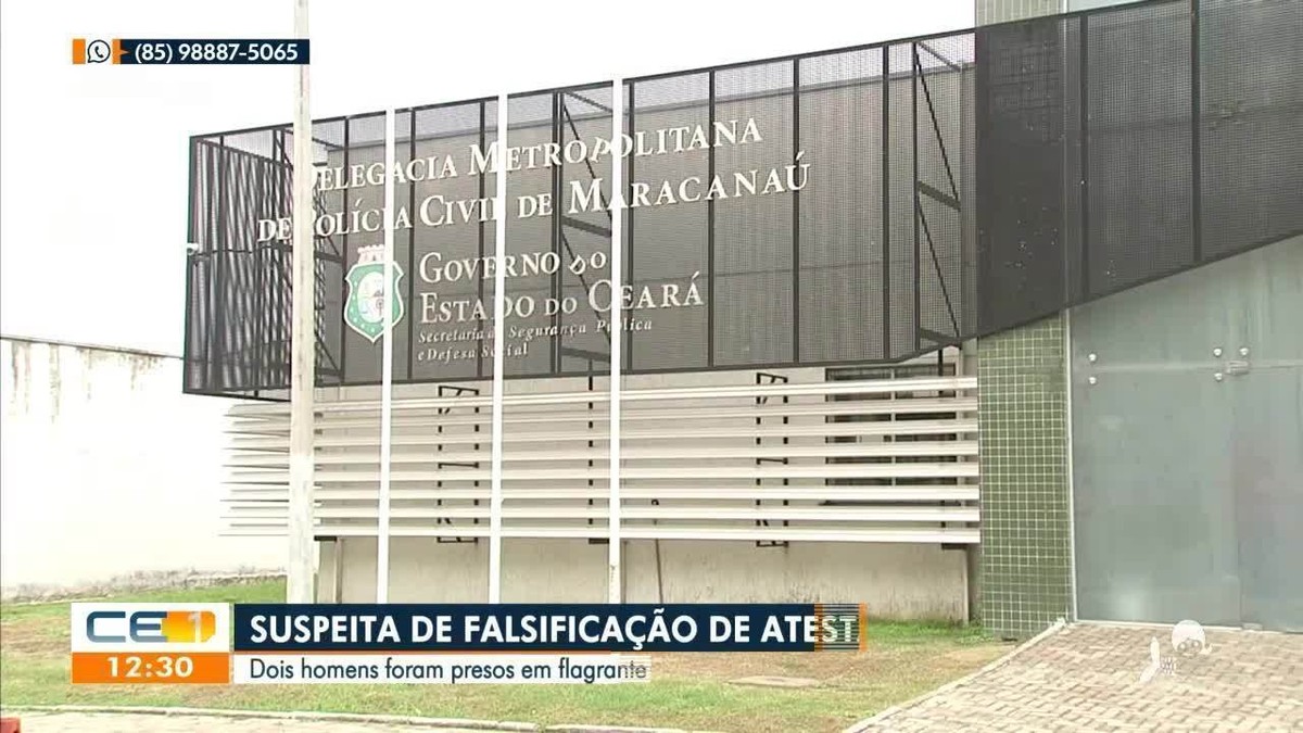 Dois homens que tentavam obter remédios com atestados e receitas falsas são presos em Maracanaú
