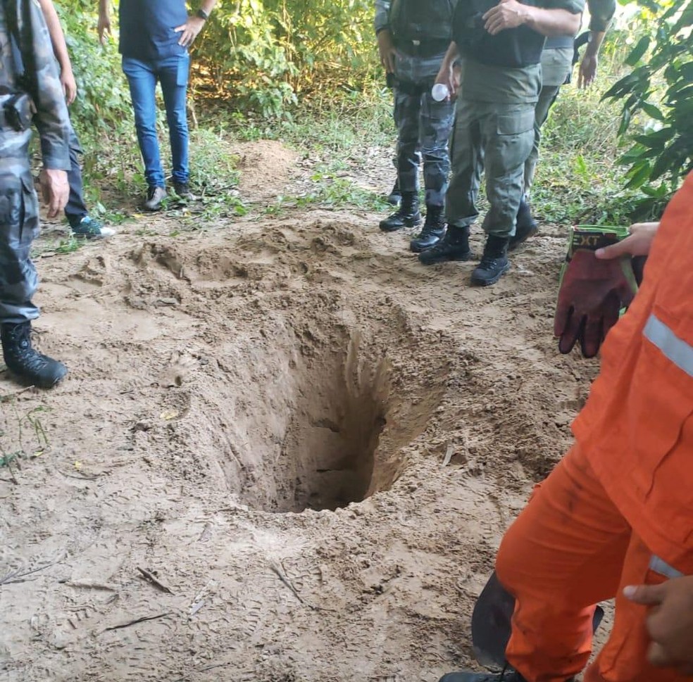 Local onde foram encontrado o corpo de Gizele Vitória Sampaio, de 16 anos, em Teresina — Foto: Reprodução/WhatsApp