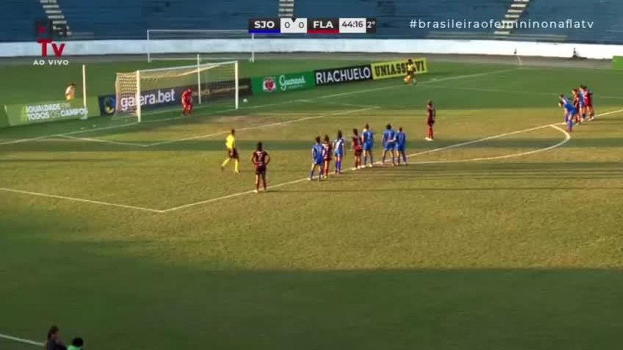 Com gol de Duda, Flamengo vence o São José pelo Brasileirão Feminino