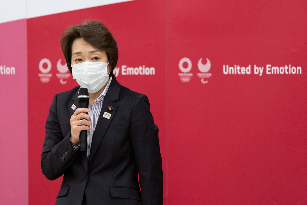 Seiko Hashimoto, presidente do Comitê Organizador das Olimpíadas de Tóquio 2020 — Foto: Reuters