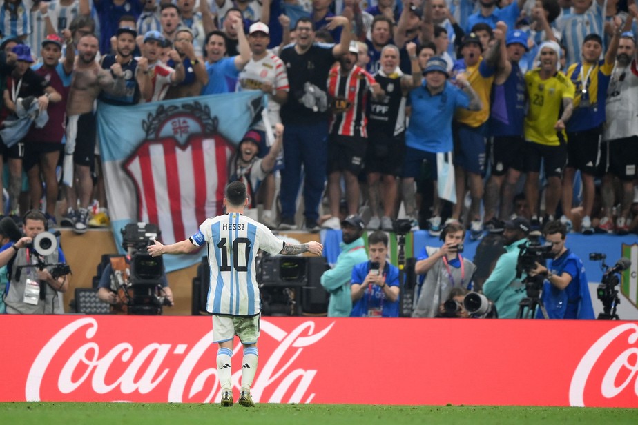 Messi foi campeão do mundo com a Argentina