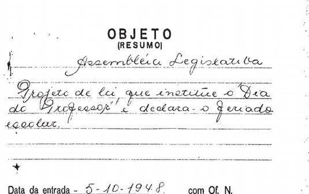 Projeto de lei de Antonieta de Barros — Foto: Reprodução Alesc/Divulgação