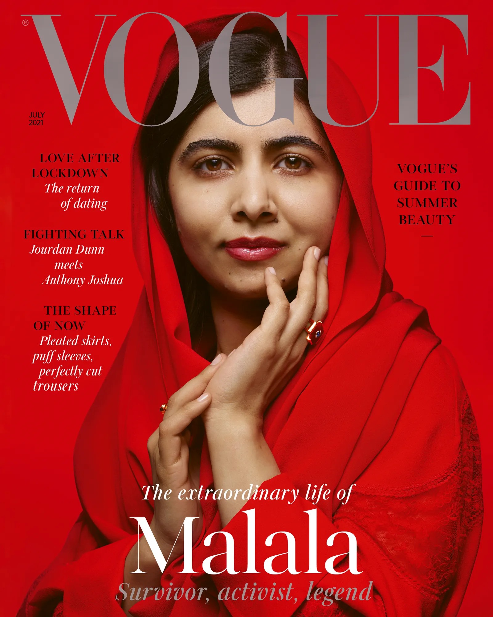 Malala (Foto: Reprodução/Nick Knight)
