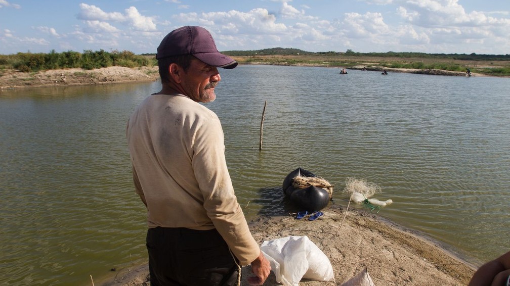 Açude Jaburu, um dos maiores do Ceará, garante abastecimento de água na região da Ibiapaba, área de litígio com o estado do Piauí — Foto: SVM