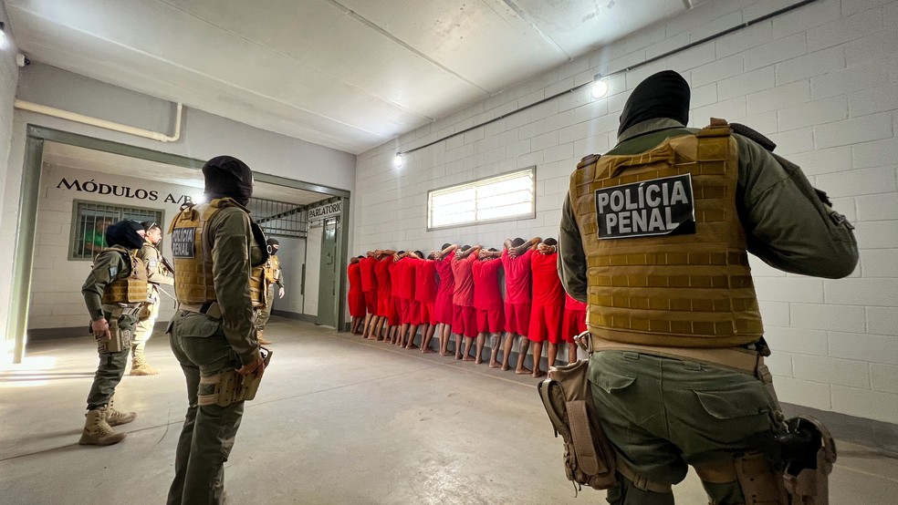 Polícia Penal transfere 800 presos para o Presídio de Segurança Máxima de Maceió — Foto: Ascom/Polícia Penal
