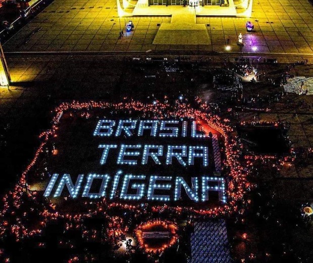 Manifestação em Brasília nesta quarta-feira, 25 de agosto (Foto:  Scarlett Rocha)