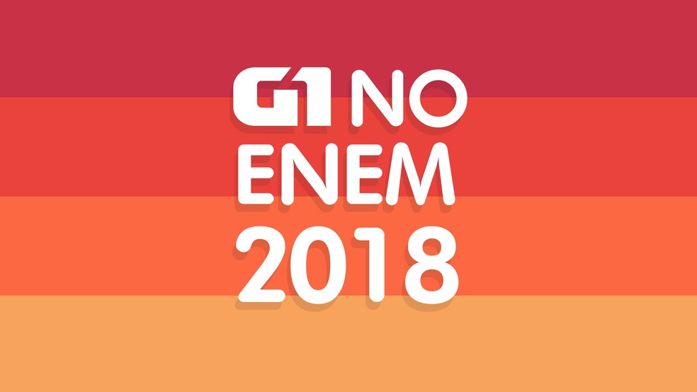 G1 no Enem 2018 — Foto: Arte/G1