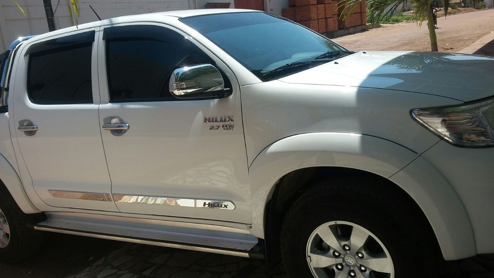 Carro antes de ser furtado de um lava-jato na Zona Norte (Foto: Arquivo pessoal)
