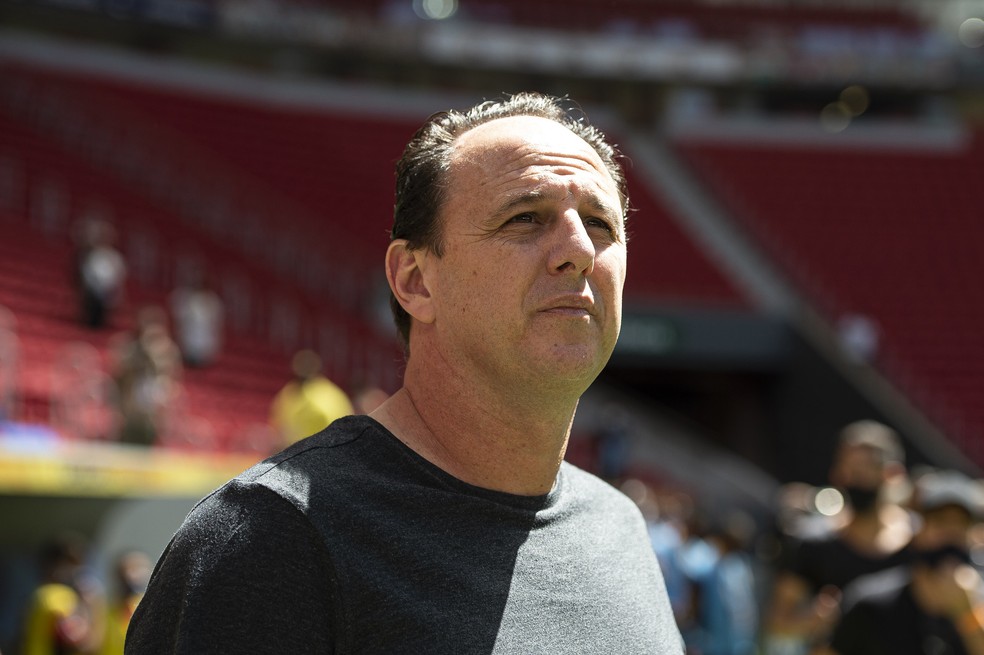 Rogério Ceni, técnico do Flamengo — Foto: Alexandre Vidal / Flamengo