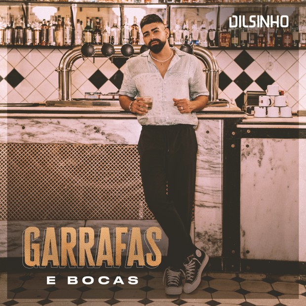 Dilsinho divulga com exclusividade a capa de Garrafas e Bocas, seu novo álbum (Foto: Divulgação)