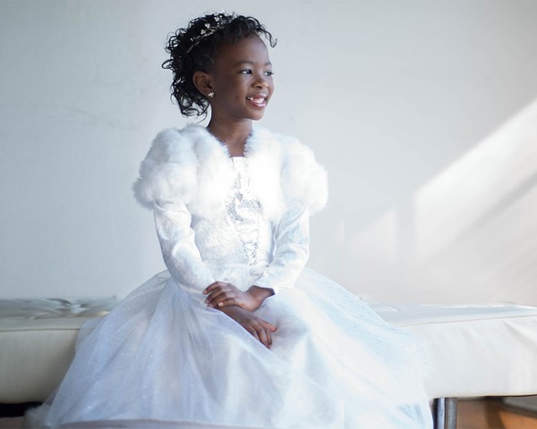 “Toda menina deveria acreditar que ela pode ser uma princesa, independente da raça”, diz Morgan Elizabeth Taylor, de 7 anos (Foto: Divulgação)