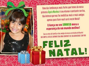 Brinquedos serão entregues junto com cartão que traz mensagem de Natal (Foto: Eloana Munhoz/Arquivo pessoal) Brinquedos serão entregues junto com cartão que traz mensagem de Natal (Foto: Eloana Munhoz/Arquivo pessoal)