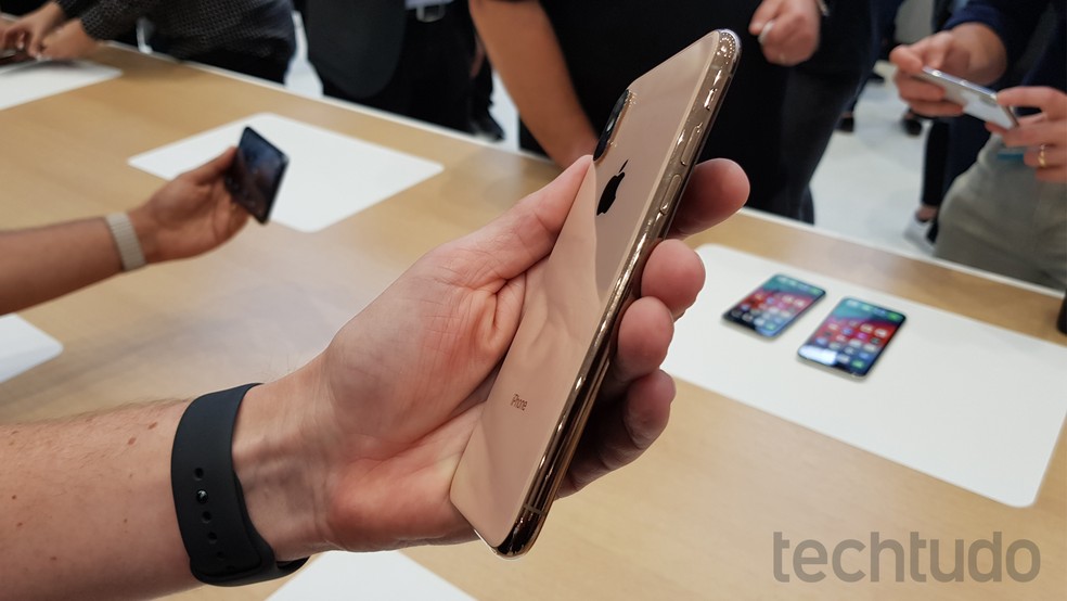 Novos celulares da Apple trazem o processador Apple A12 Bionic — Foto: Thássius Veloso/TechTudo