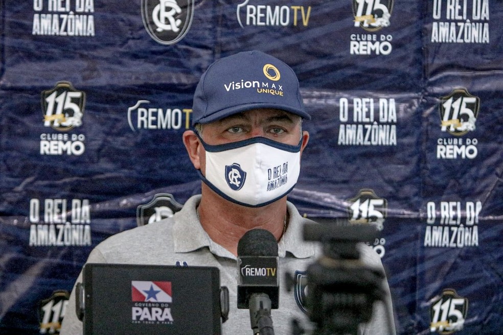 Mazola Junior exaltou ajuste do time com a entrada do Djalma — Foto: Samara Miranda/Ascom Remo