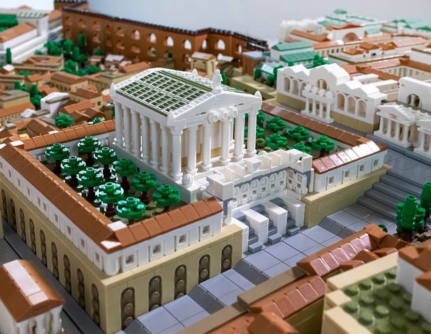Artista cria réplica da Roma Antiga com peças de LEGO para exposição em São Paulo (Foto: Reprodução/Flickr)