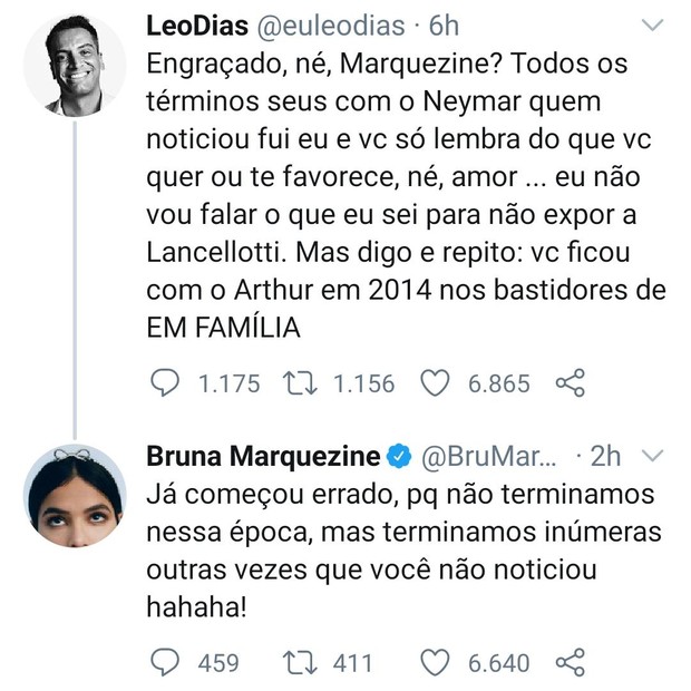 Bruna Marquezine se pronuncia sobre Arthur Aguiar (Foto: Reprodução)