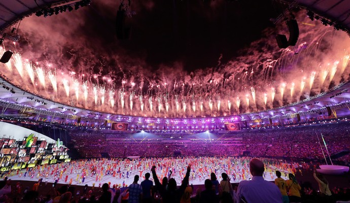 Cerimônia de abertura Olimpíada (Foto: comitê olímpico do Canadá)