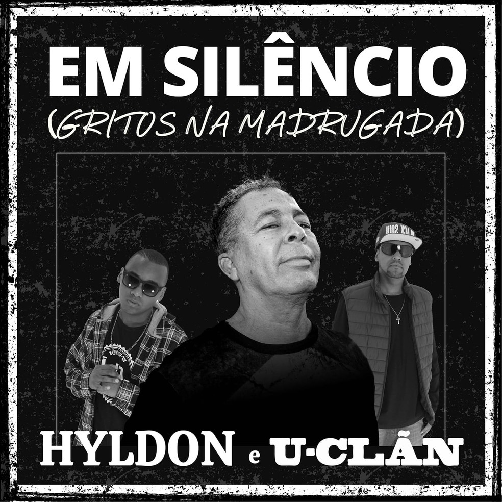 Capa do single 'Em silêncio (Gritos na madrugada)', de Hyldon e U-Clãn — Foto: Divulgação