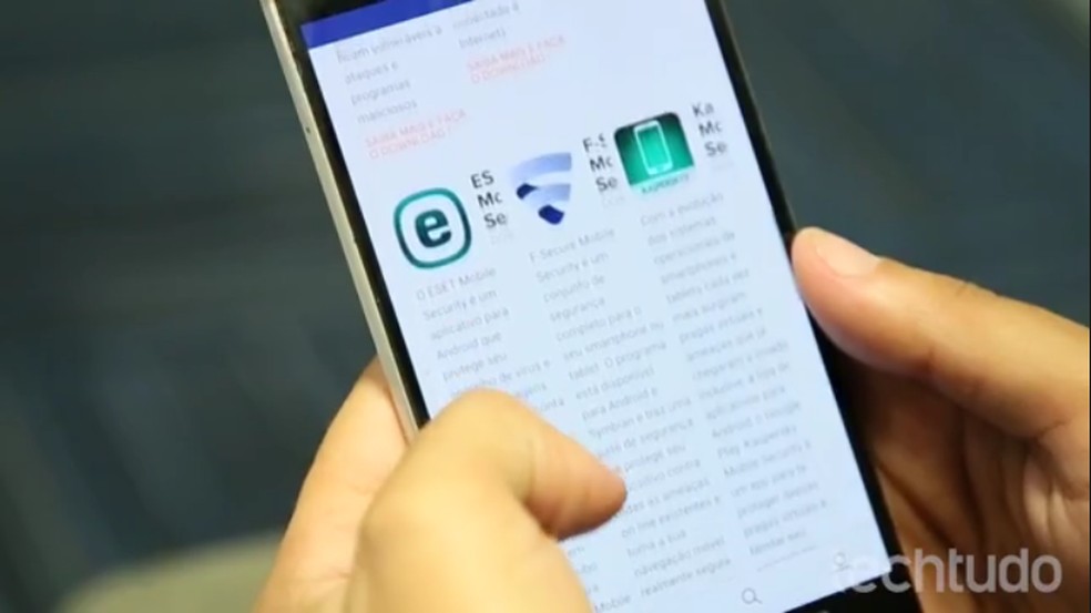 Procure uma opção de antivírus também para o seu celular (Foto: João Balbi / TechTudo)