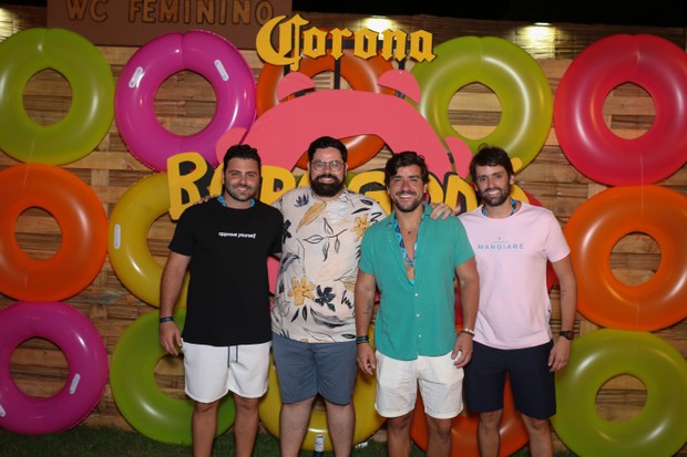 Eduardo Punzi, Valmir Wanderley, Duda Rocha e Jorginho Peixoto (Foto: Telma Terra)