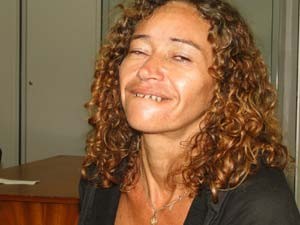 Rosilda de Araújo assumiu tentativa de homicídio contra mendigo em Natal (Foto: Rafael Barbosa/G1)