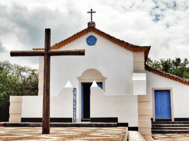 Vale esta!!!!Igreja de Nossa Senhora de Guadalupe, na Ilha dos Frades, na Bahia. (Foto: Maiana Belo/G1 BA)