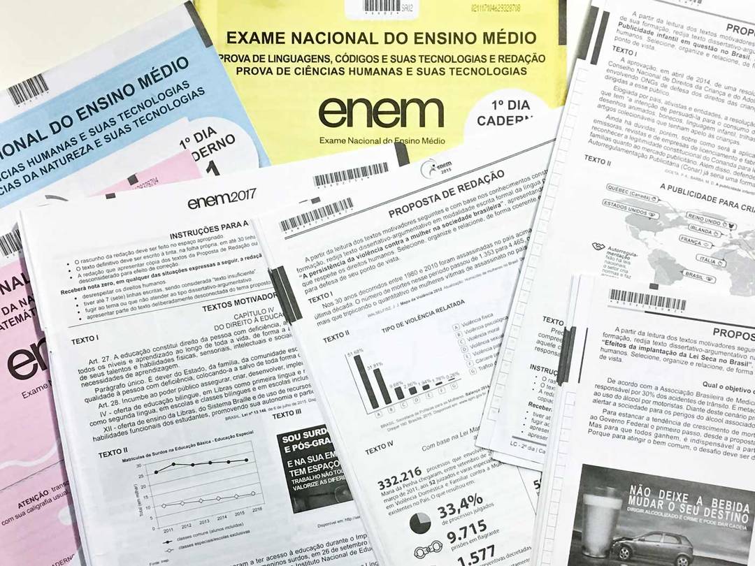 Tema da redação do Enem 2018 será divulgado até as 14h