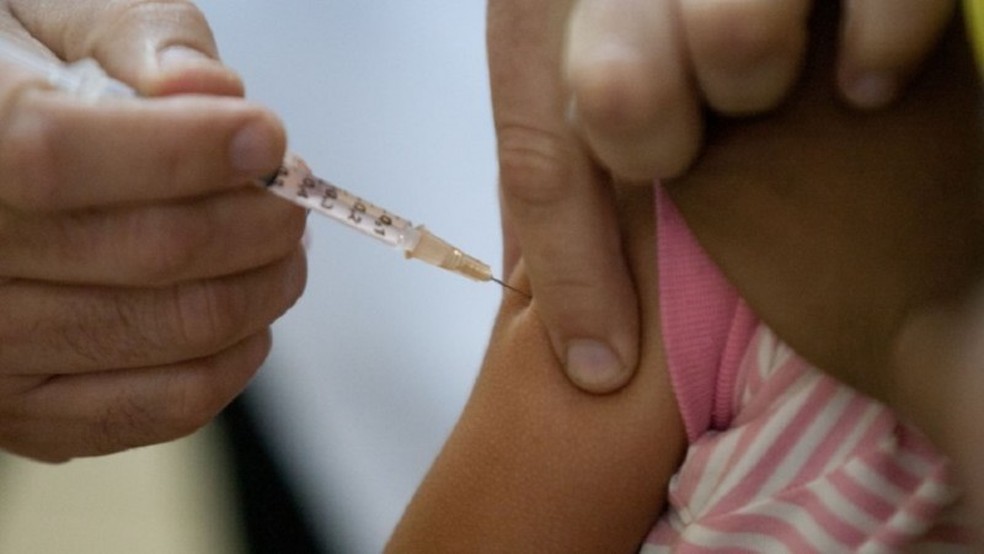 Imunização do sarampo é realizada com a vacina Tríplice Viral — Foto: Divulgação/SES