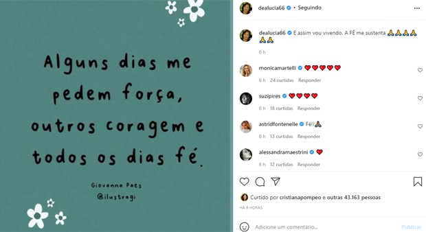 Déa Lúcia, mãe de Paulo Gustavo, fala sobre saudade do filho (Foto: Reprodução/Instagram)