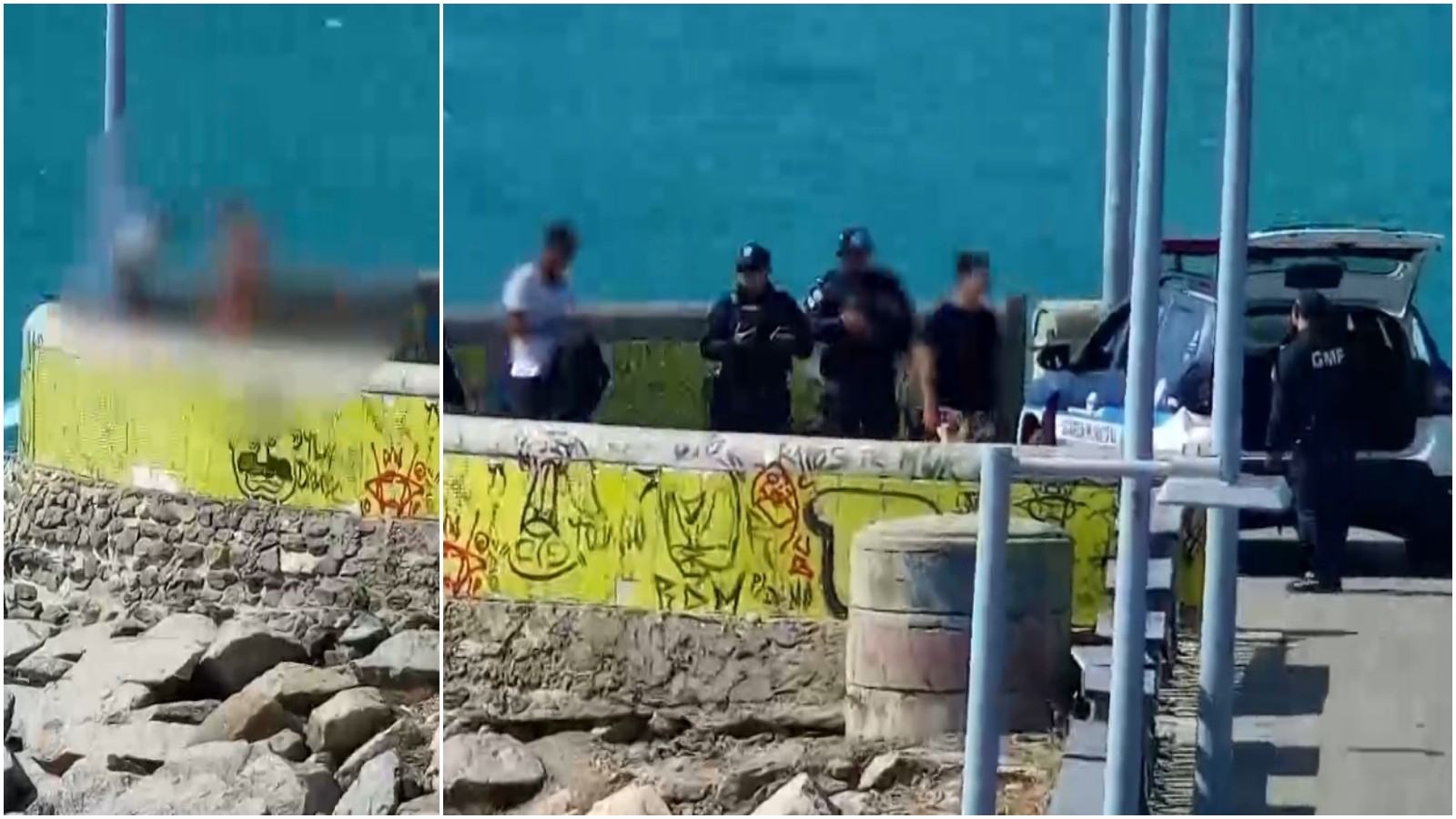 Casal é detido após câmera flagrar sexo em píer de praia em Fortaleza
