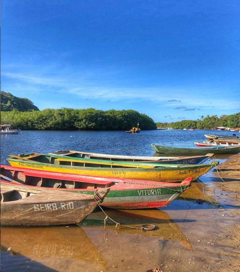 Tarde de sol em Caraíva — Foto: Arquivo Pessoal