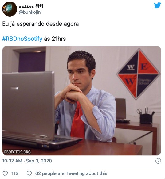 Hoje o RBD volta para as plataformas de música e a web está surtando com isso (Foto: Reprodução/Instagram)