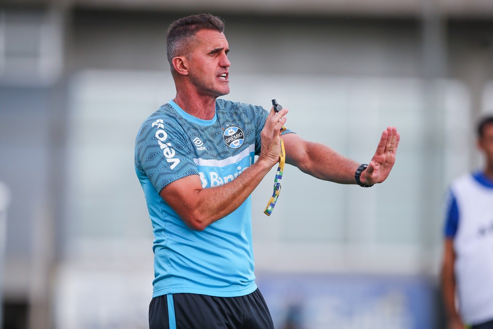 Vagner Mancini, técnico do Grêmio — Foto: Lucas Uebel/Grêmio