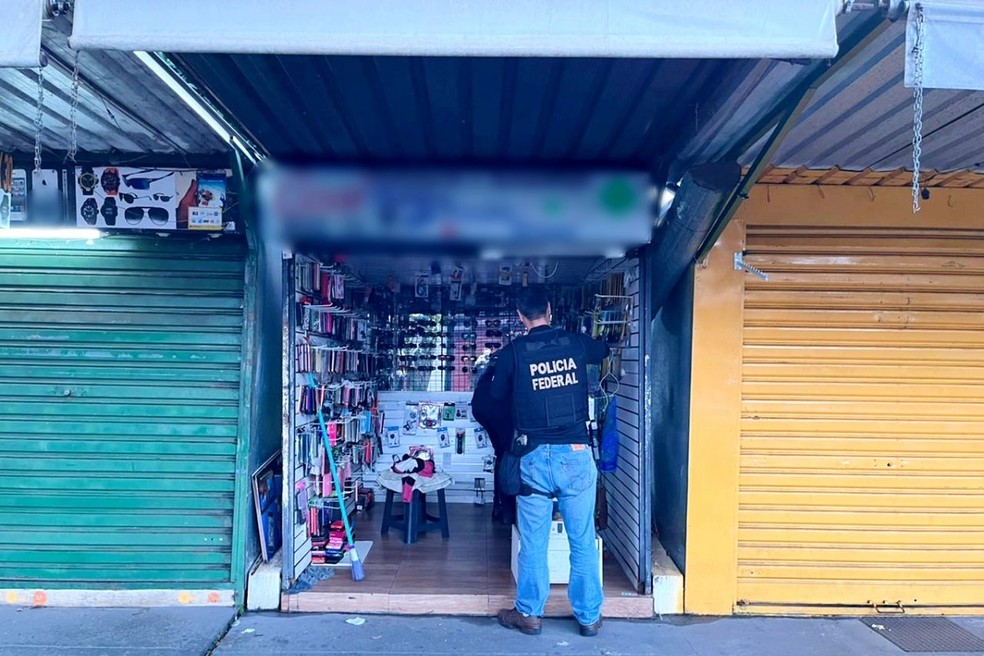 Um dos endereços visitados pela PF na operação "Efígie" — Foto: Polícia Federal/Divulgação