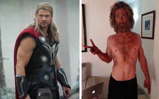 O dublê do ator Chris Hemsworth em “Thor” e “Branca de Neve e o