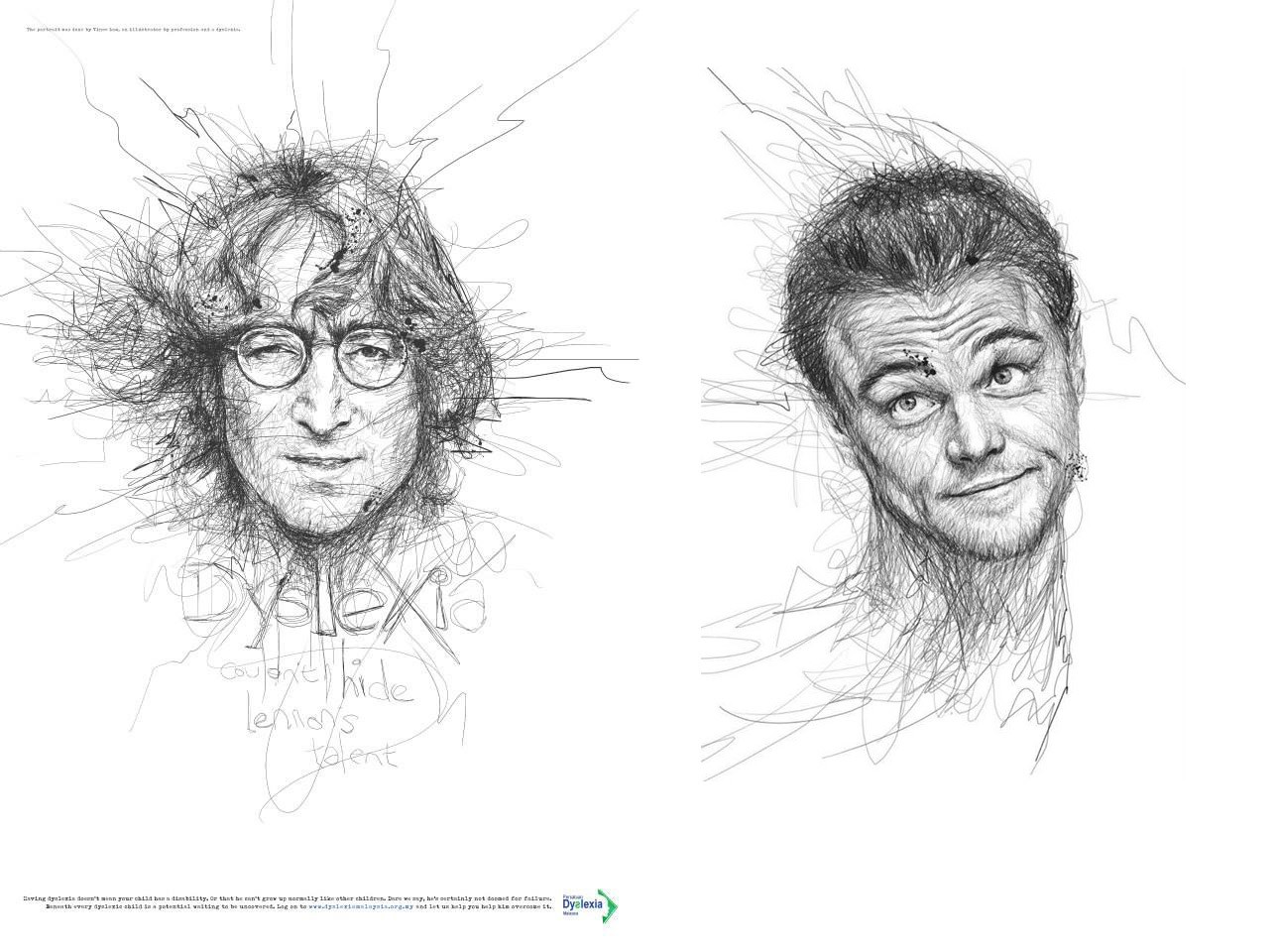Lennon e Di Caprio (Foto: Vince Low)
