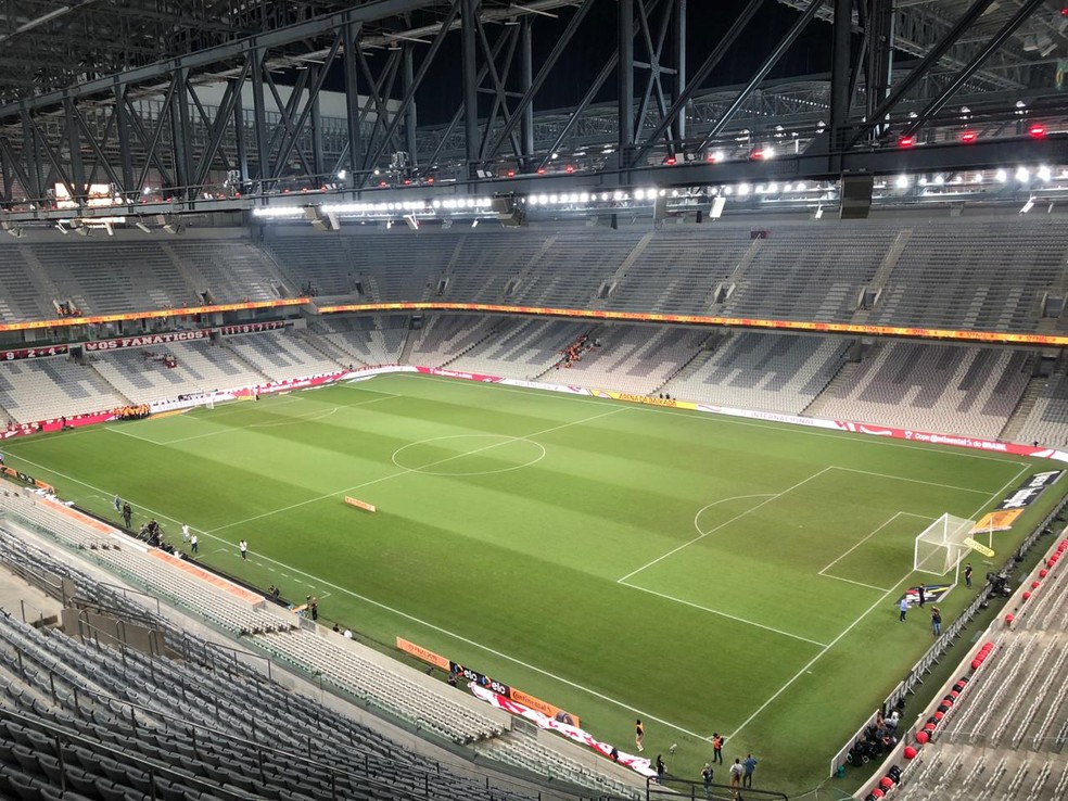 Arena da Baixada recebe Athletico e Flamengo, no domingo — Foto: Eduardo Deconto