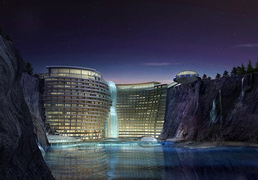 InterContinental Shanghai Wonderland (Foto: Divulgação/cortesia Atkins) InterContinental Shanghai Wonderland (Foto: Divulgação/cortesia Atkins)