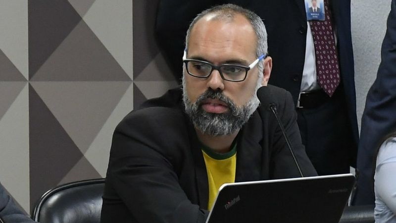 Allan dos Santos em foto de 2019; decisão do ministro do STF Alexandre de Moraes determinou que o blogueiro entrasse na lista de procurados da Interpol (Foto: Roque de Sá/ Agência Senado)