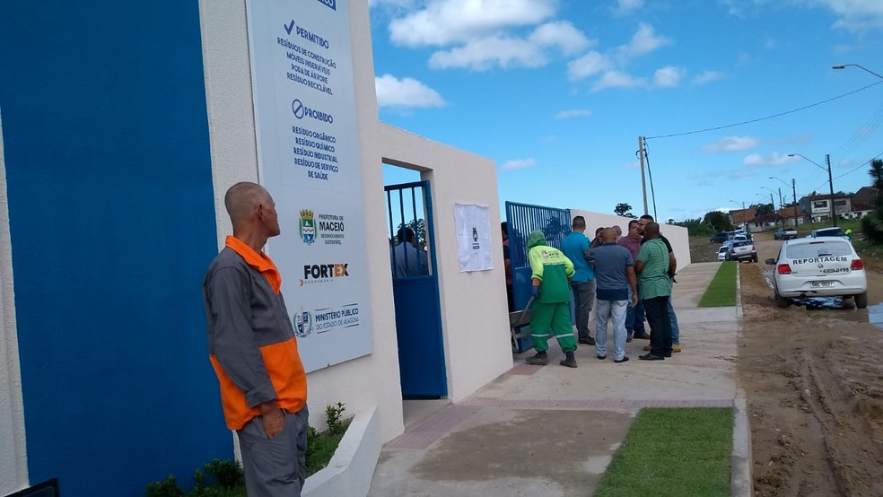 Ecoponto fica no bairro da Santa Lúcia, em Maceió, Alagoas — Foto: Abdias Martins/TV Gazeta