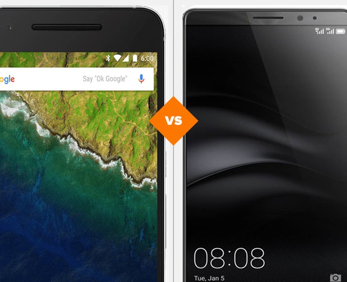 Nexus 6P ou Mate 8? Confira qual smart Android é a melhor opção (Foto: Arte/TechTudo)