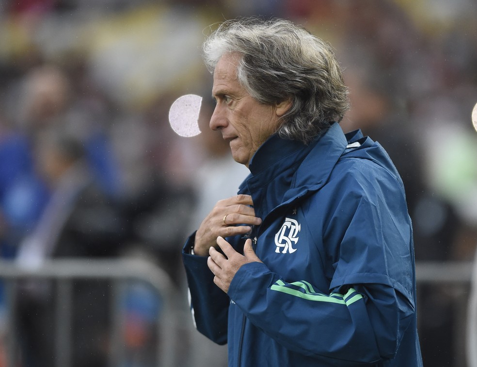Jorge Jesus Flamengo — Foto: André Durão