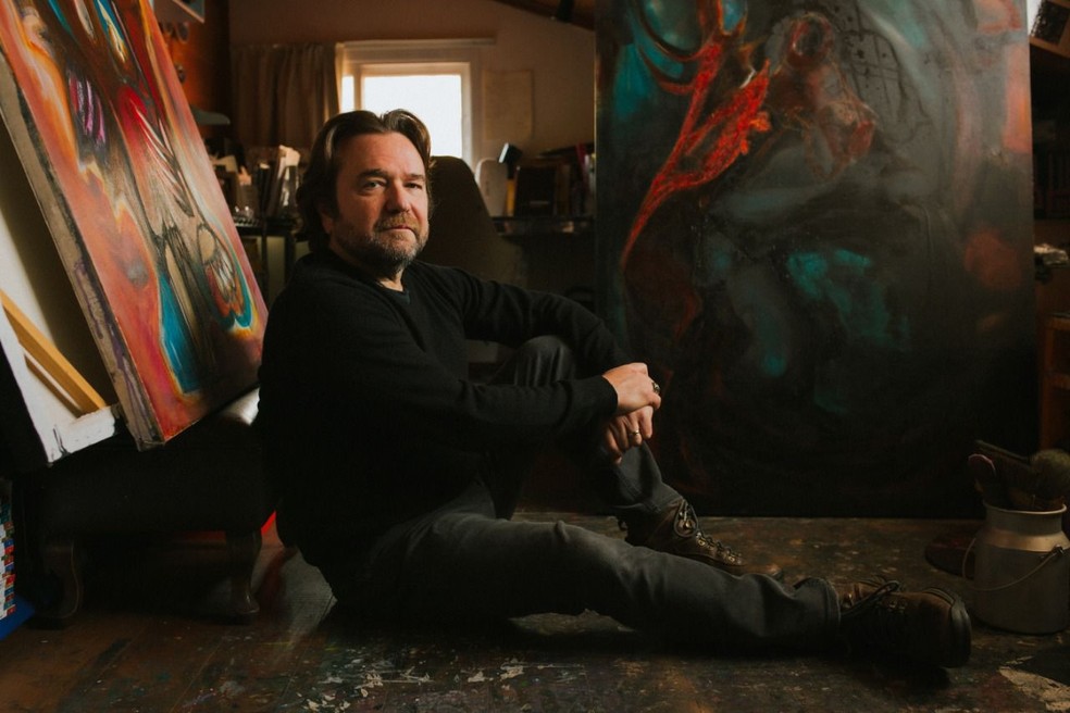 Azol tem obras expostas na Pinacoteca, em Natal — Foto: Divulgação