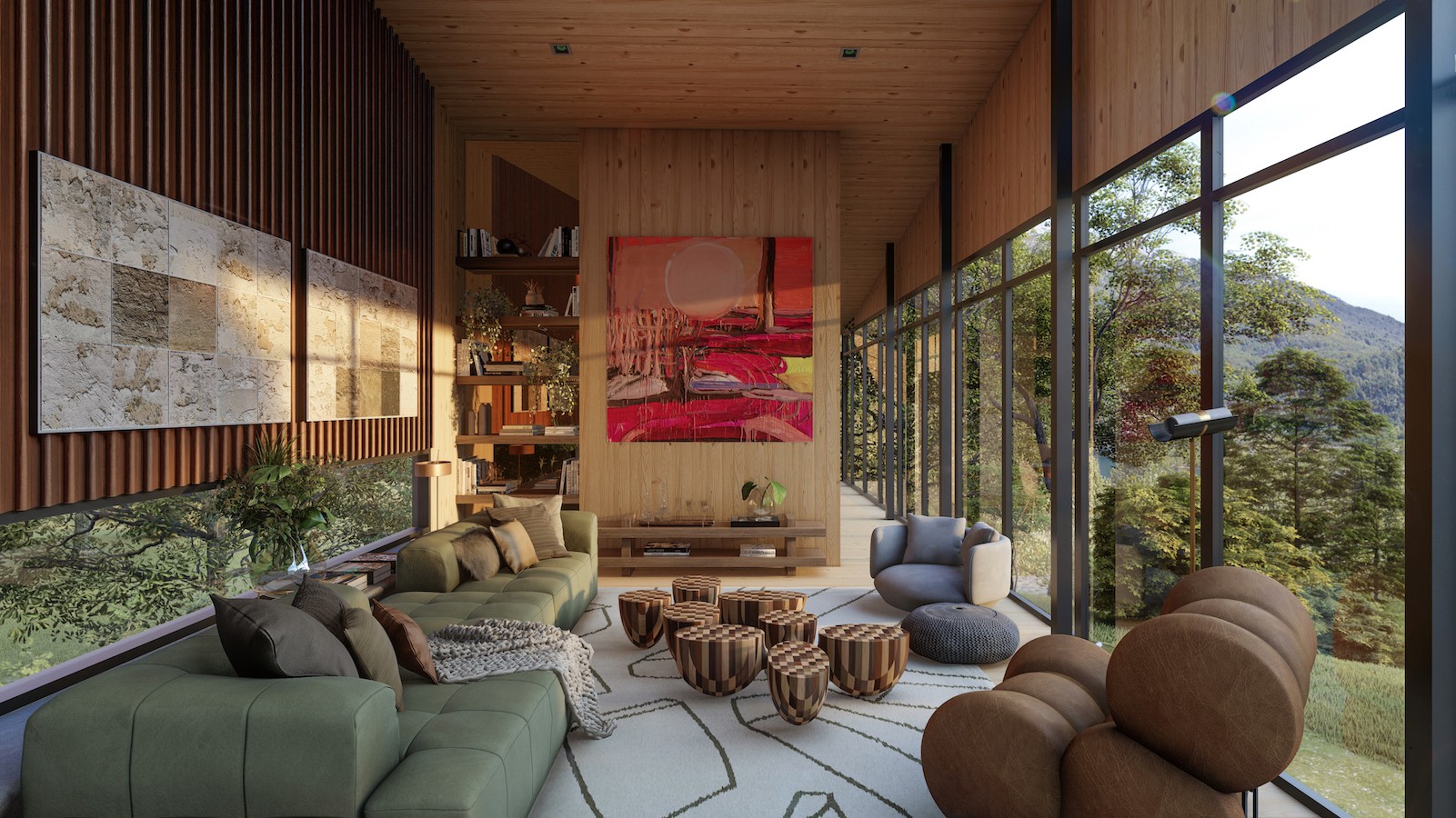 Mostra apresenta ambientes de casa na Patagônia chilena (Foto: Divulgação)
