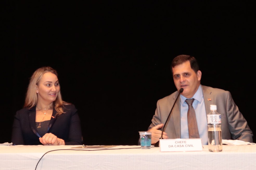 Governadora de SC e chefe da Casa Civil &mdash; Foto: Mauricio Vieira / Secom